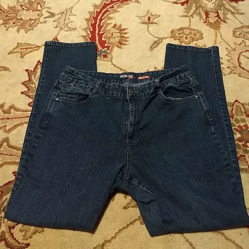 Plus Size Style & Co. Slim Leg Jeans
